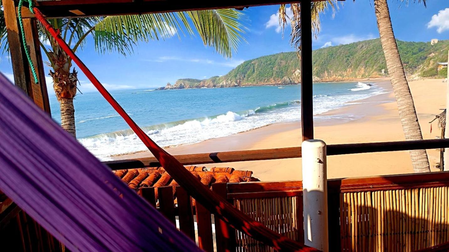 Posada Ziga Playa Mazunte Buitenkant foto